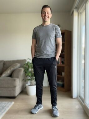 Used Men’s M Black Jogger Pants